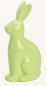 Preview: Grüner Hase Keramik 25 cm